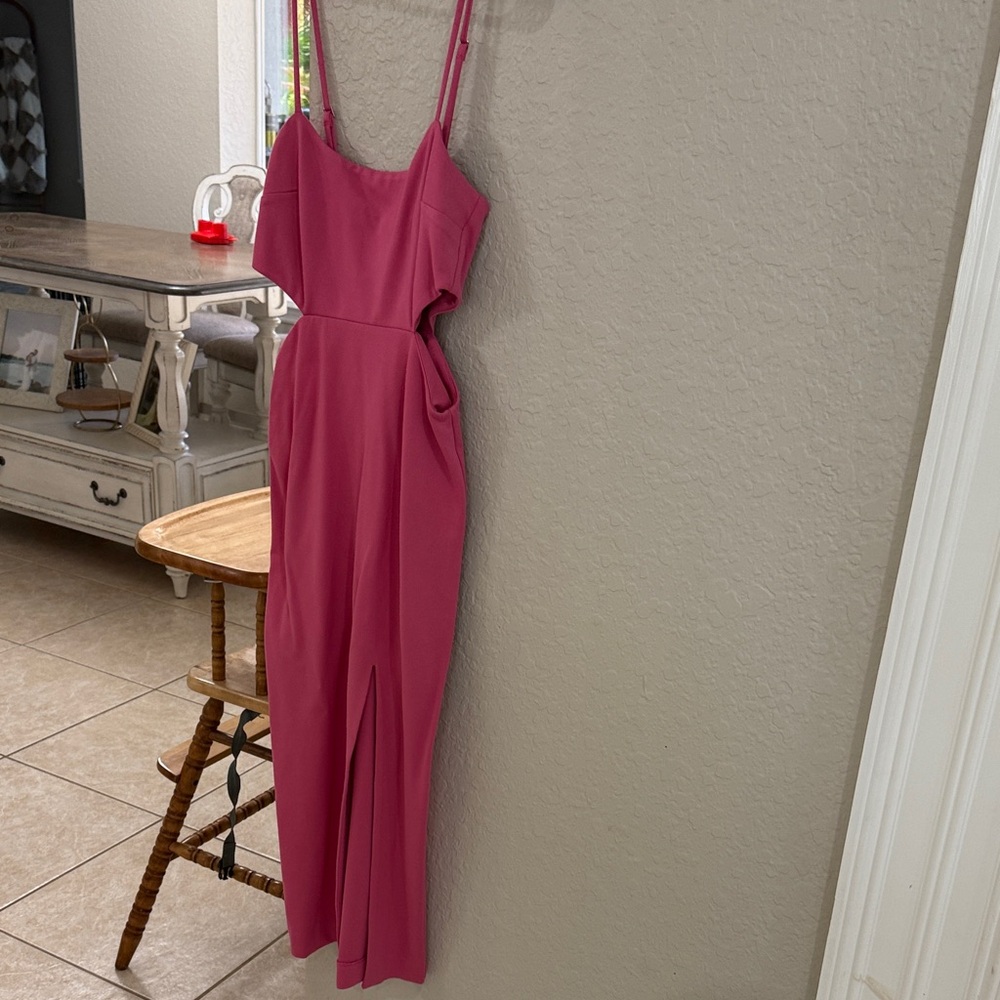 h:ours Fuchsia Jumpsuit